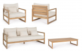 Комплект деревянной лаунж мебели Garden Relax Adrian акация, полиэстер тик Фото 5