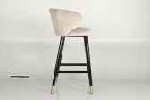 Кресло барное с обивкой Caris Hurk граб, металл, ткань Фото 12
