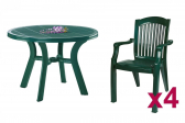 Комплект пластиковой мебели Siesta Garden Truva Classic пластик зеленый Фото 1