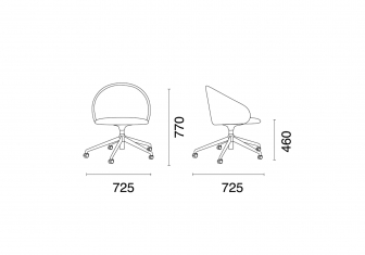 Кресло офисное на колесах-thumbs-Фото3