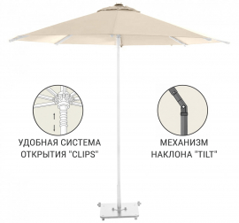 Зонт пляжный профессиональный Ø2 м-thumbs-Фото1