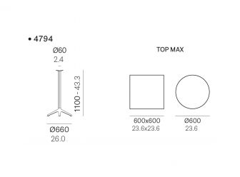 Подстолье металлическое барное-thumbs-Фото3