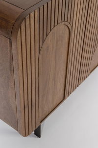 Комод деревянный Garden Relax Orissa сталь, дерево манго натуральный Фото 7