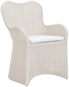 Кресло плетеное JANUS et Cie Butterfly II алюминий, искусственный ротанг пергаментный Фото 6