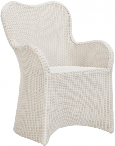Кресло плетеное JANUS et Cie Butterfly II алюминий, искусственный ротанг пергаментный Фото 1