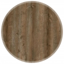 Столешница круглая Genart Werzalit Bistroart металл, верзалит золотой, каньонский дуб идальго Фото 1