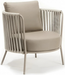 Лаунж-кресло плетеное с подушками-thumbs-Фото1