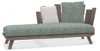 Лежак деревянный левый с подушкой-thumbs-Фото1