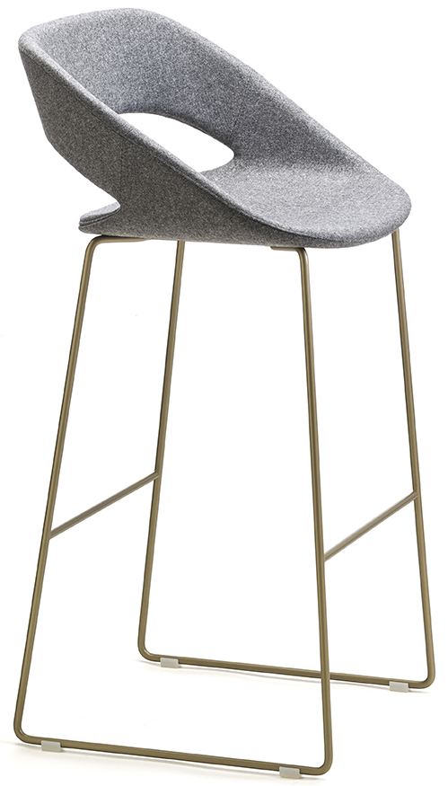 Кресло барное с обивкой Kabira Fabric ST