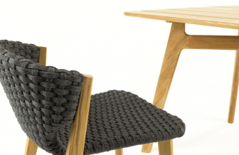 Стул деревянный с обивкой Knit