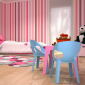 Стол пластиковый детский Resol Julieta table полипропилен розовый Фото 2