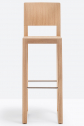 Стул деревянный барный PEDRALI Brera дуб беленый дуб Фото 5