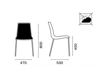 Стул пластиковый с обивкой-thumbs-Фото3