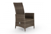 Кресло плетеное BraFab Ninja Brown алюминий, искусственный ротанг коричневый Фото 2