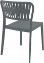 Стул пластиковый Siesta Contract Portofino стеклопластик, полипропилен темно-серый Фото 8