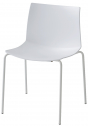 Стул пластиковый Gaber Kanvas 2 NA металл, технополимер белый Фото 1