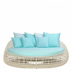 Лаунж-диван плетеный с подушками-thumbs-Фото4