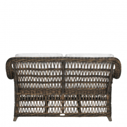 Диван двухместный плетеный с подушками-thumbs-Фото4