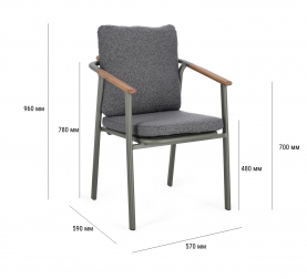 Кресло металлическое с подушками-thumbs-Фото3