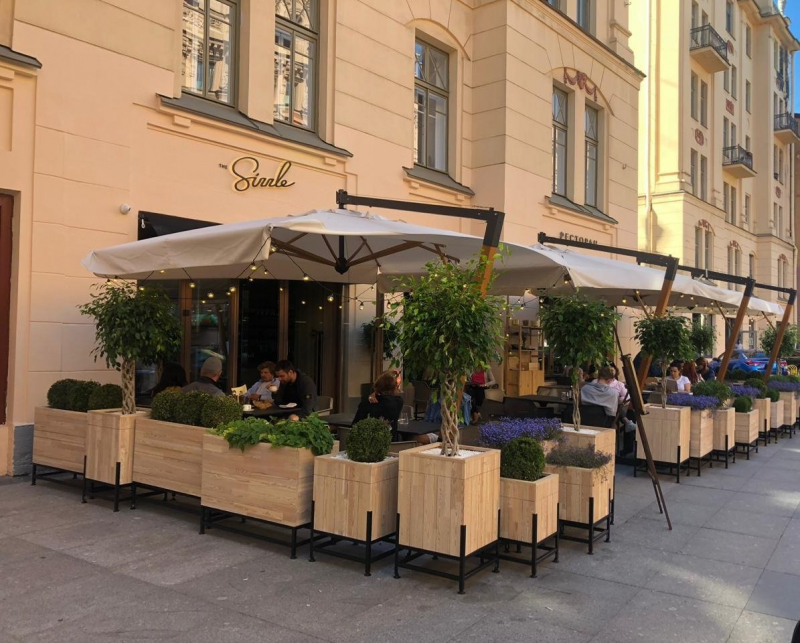 Зонт профессиональный 3х4 м Palladio Braccio