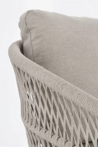 Кресло плетеное с подушками Garden Relax Galdana алюминий, роуп, полипропилен сатурн Фото 9