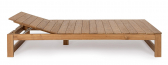 Шезлонг-лежак деревянный Garden Relax Honolulu Plus тик натуральный Фото 5