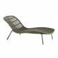 Лежак плетеный Grattoni Leaf алюминий, роуп, олефин зеленый Фото 6