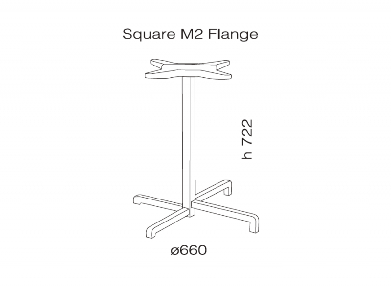 Подстолье металлическое складное Step 321