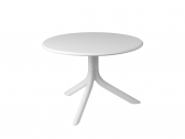 Стол пластиковый обеденный Nardi Spritz + Spritz Mini стеклопластик белый Фото 11