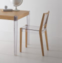 Стул прозрачный Gaber Together дуб, технополимер Фото 8