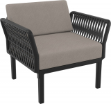 Кресло пластиковое с подушками Portofino Lounge