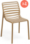 Комплект пластиковых стульев Doga Bistrot Set 4