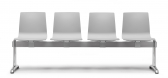 Система с четырьмя сиденьями Scab Design Alice Bench сталь, алюминий, технополимер светло-серый Фото 3
