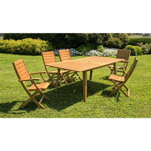 Кресло деревянное Garden Relax Petra дерево балау коричневый Фото 3