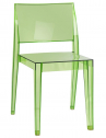 Стул прозрачный PAPATYA Gyza поликарбонат зеленый Фото 1