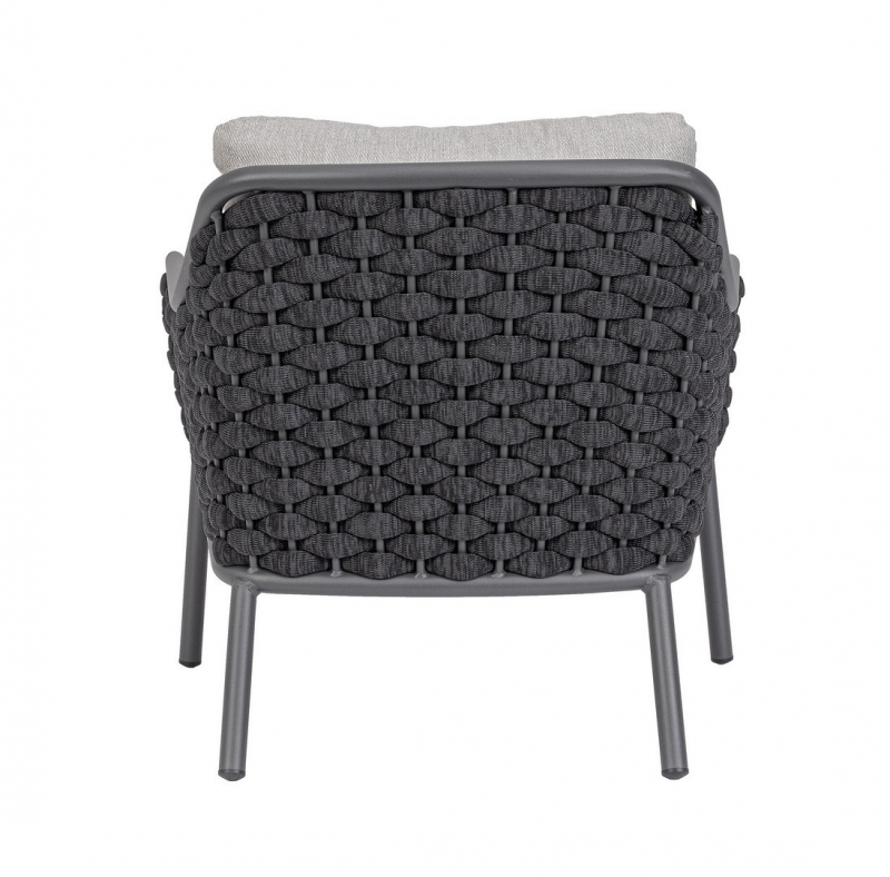 Лаунж-кресло плетеное с подушкой Everly