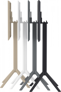 Комплект пластиковых барных складных столов Siesta Contract Sky Folding Bar Table 60 Set 4 сталь, пластик темно-серый Фото 14