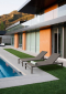Шезлонг-лежак текстиленовый Garden Relax Skipper алюминий, текстилен кофейный Фото 5