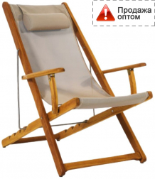 Кресло-шезлонг деревянное складное-thumbs-Фото1