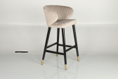 Кресло барное с обивкой Caris Hurk граб, металл, ткань Фото 10