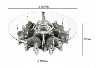 Столик кофейный дизайнерский-thumbs-Фото3