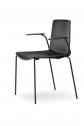 Кресло пластиковое PEDRALI Tweet металл, стеклопластик черный Фото 4