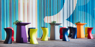 Стул пластиковый барный Vondom Noma Basic полиэтилен Фото 5