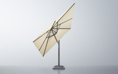 Зонт профессиональный 3х3 м Higold Levia алюминий, акрил тик, тортора Фото 23