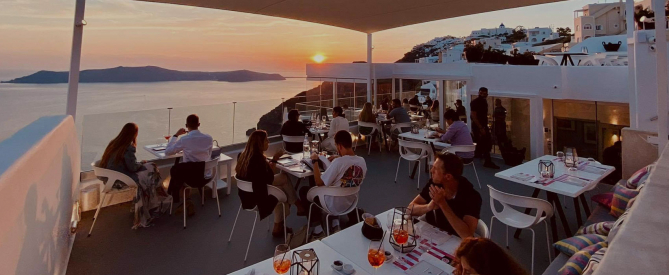 Onar Wine Bar, Санторини, Греция