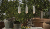 Светильник дизайнерский Karman Baco Suspension Lamp 6  стекло белый Фото 5