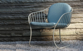 Лаунж-кресло металлическое Royal Botania Folia сталь Фото 4