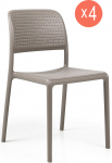Комплект пластиковых стульев Bora Bistrot Set 4