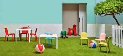 Стул пластиковый детский PEDRALI Snow Junior стеклопластик голубой Фото 12