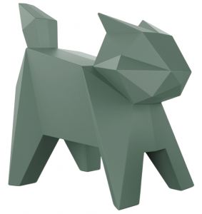 Фигура дизайнерская пластиковая Vondom Origami Neko Basic полиэтилен Фото 1